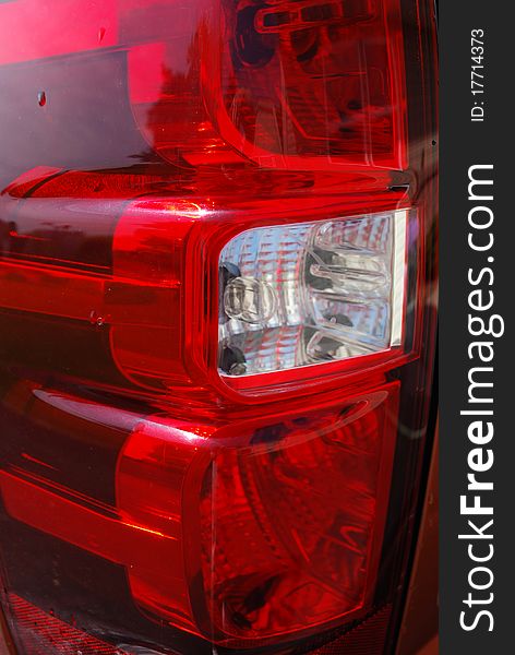 Brake light on a Chevrolet Avalanche pickup truck. Brake light on a Chevrolet Avalanche pickup truck.