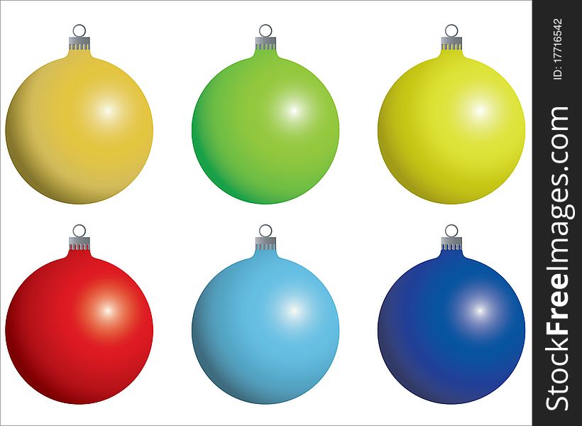 Christmas , New Year Decoration color balls
