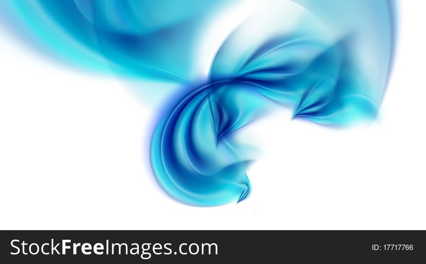 Blue Blur Shapes Background