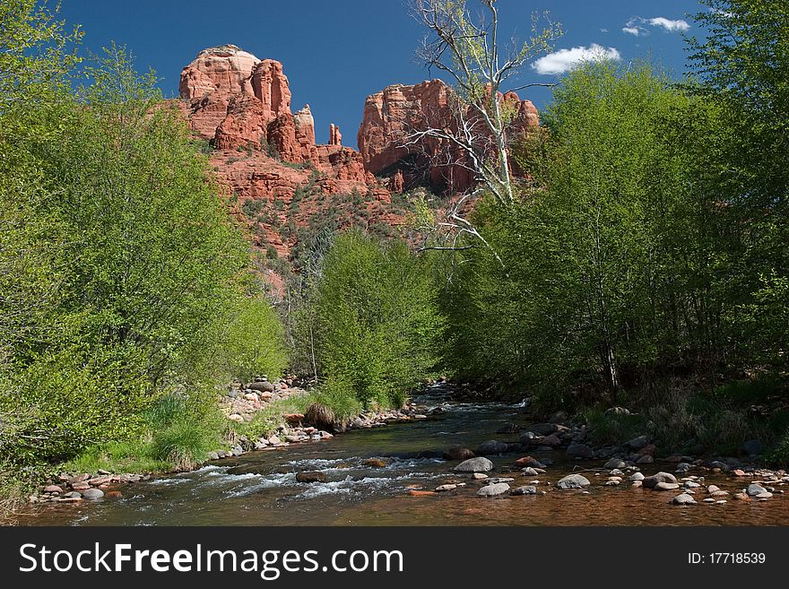 Cathedral Rock At Red Rock Crossing, Sedona, AZ