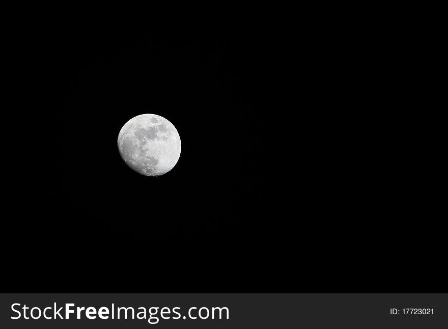 Tyco crater is the biggest on the moon. located near the bootom