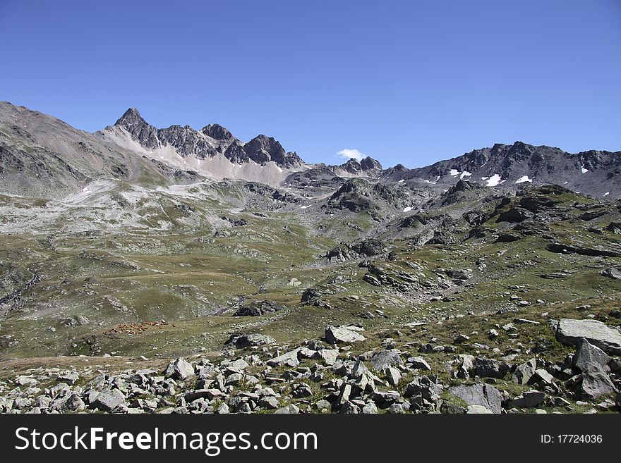 Site of Curtales, department of Savoy, France. Site of Curtales, department of Savoy, France