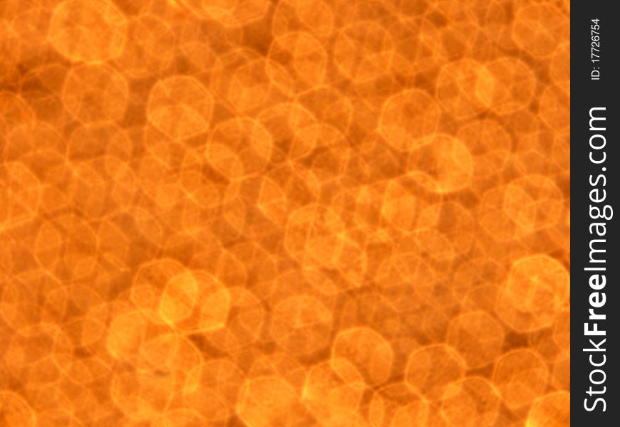 Orange blurred bokeh as background. Orange blurred bokeh as background