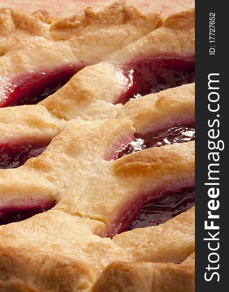 American pie cherry filling - a traditional dessert.