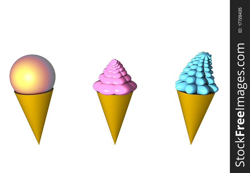 Three Ice Creams In A Row