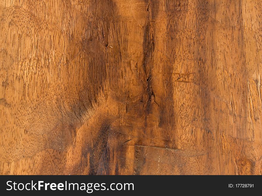 Brown hardwood texture close up