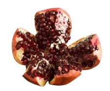 Pomegranate, Isolated Stock Image Pomegranate, Isolated Stock Image