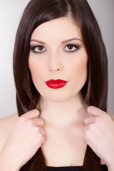 Red Lips Royalty Free Stock Image Red Lips Royalty Free Stock Image