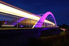 Bridge For Light Rail Near Stuttgart Royalty Free Stock Photo Bridge For Light Rail Near Stuttgart Royalty Free Stock Photo