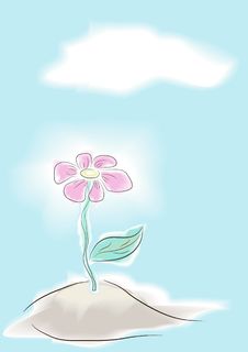 Watercolor Flower Royalty Free Stock Image Watercolor Flower Royalty Free Stock Image
