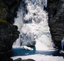 Iced Waterfall Stock Photography Iced Waterfall Stock Photography