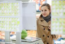Beautiful Young Woman Shopping Stock Photography Beautiful Young Woman Shopping Stock Photography