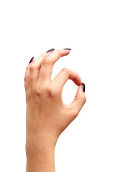 Hand OK Sign Royalty Free Stock Photos Hand OK Sign Royalty Free Stock Photos