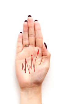 Diagram On Hand Royalty Free Stock Photos Diagram On Hand Royalty Free Stock Photos
