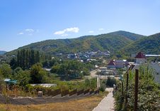 Village In Mountains Stock Photography Village In Mountains Stock Photography