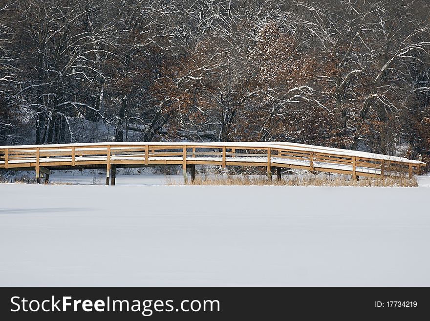 Snow Covered Bridge