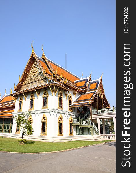 Builting design of Thai arts in the old day Thailand