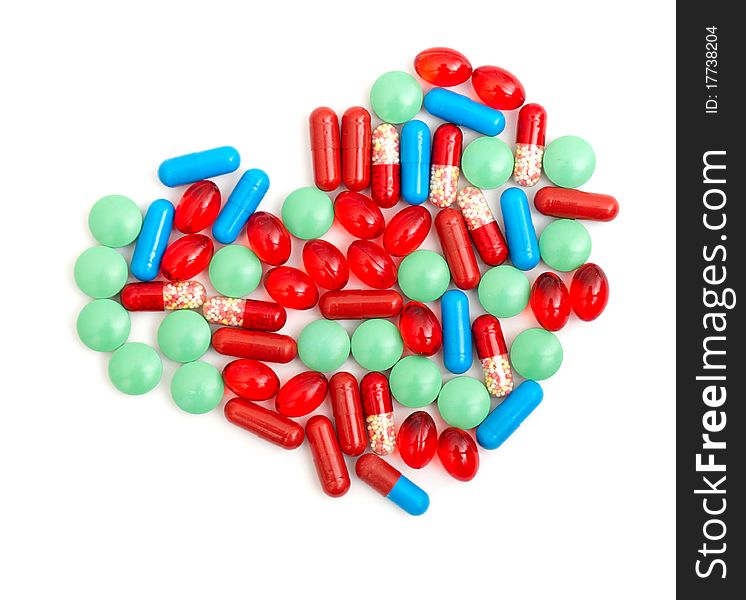 Colorful Tablets With Capsules