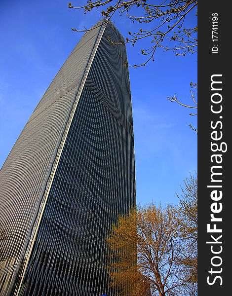 Main building of China World Trade Center Tower 3