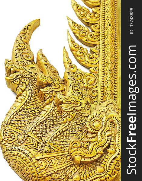 This gold King of Nagas image.so beautiful