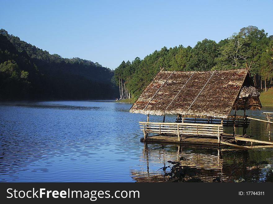 This picute is the lake at north of thailand. This picute is the lake at north of thailand