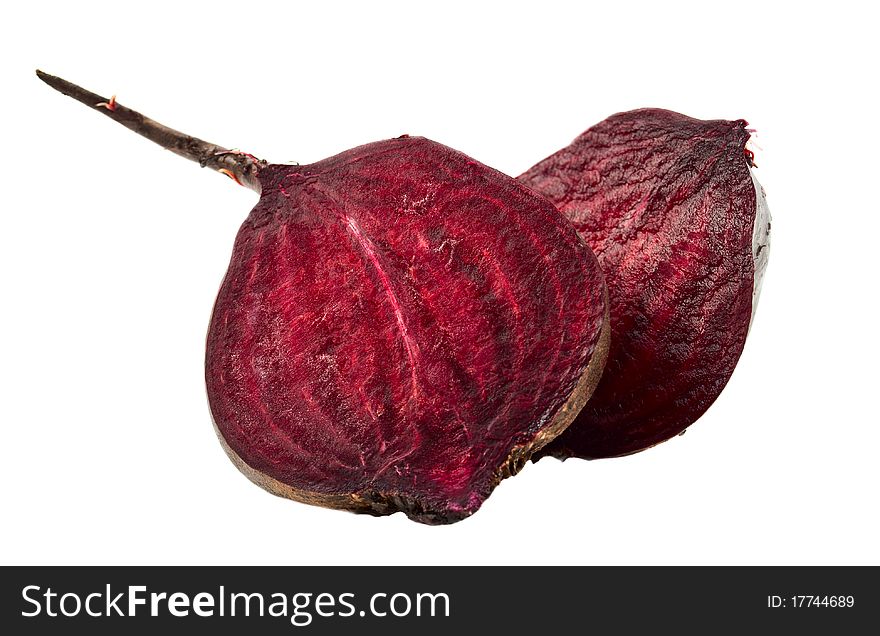 Beetroot on a white background
