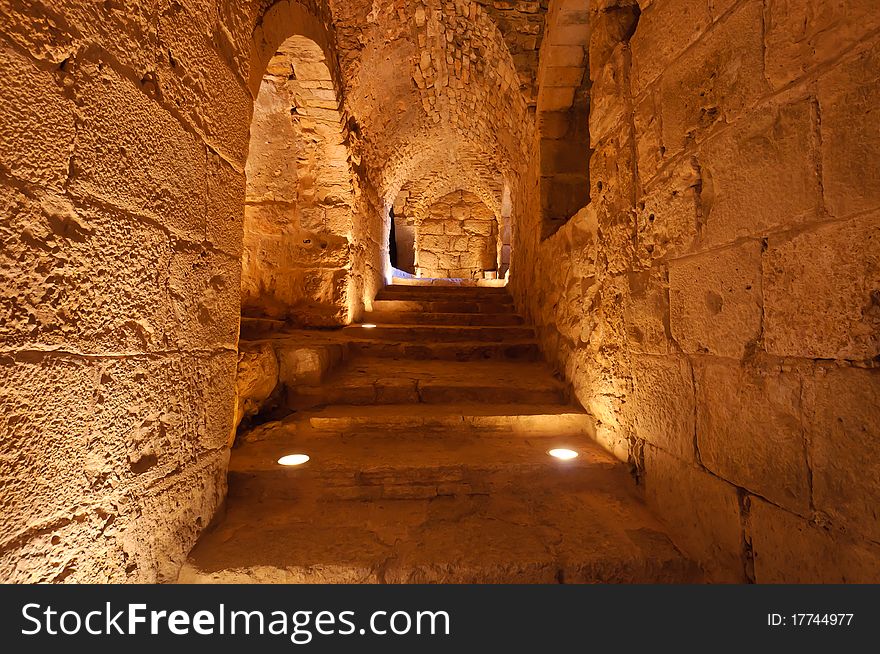 Inside of Ajloun Castle