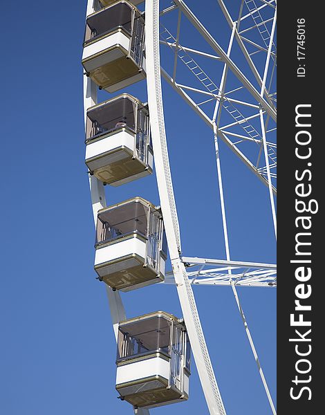 Close up of the Ferris Wheel in Concorde Square, Paris, France. Close up of the Ferris Wheel in Concorde Square, Paris, France