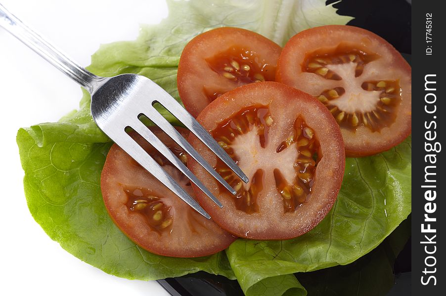 Tomatoes With Fork