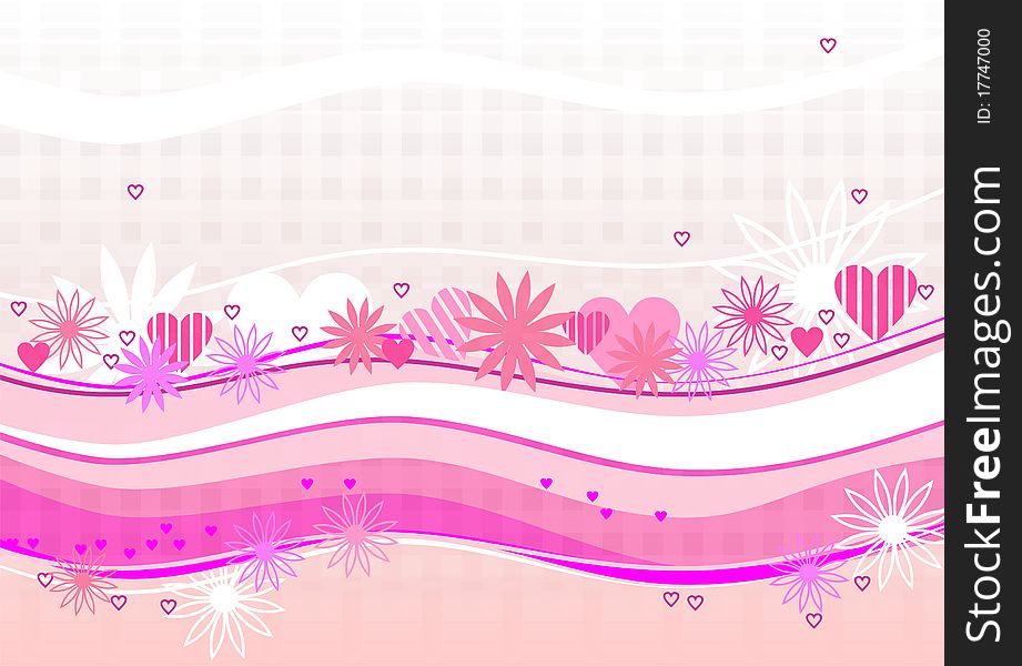 A love background design for valentine's day.