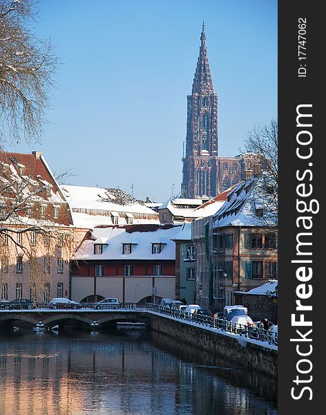 The Winter On Strasbourg Quay