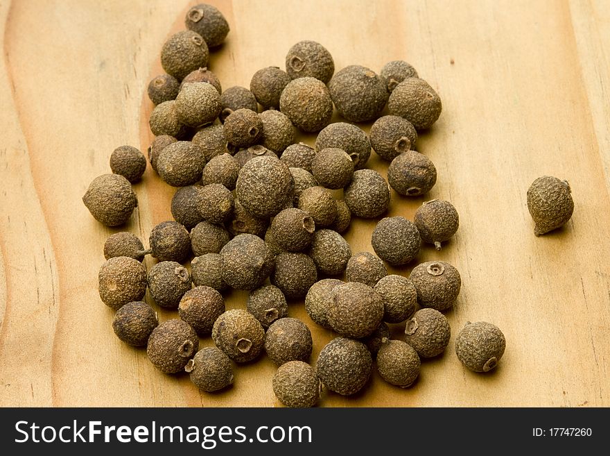 Allspice Pimenta dioica dried berry fruit