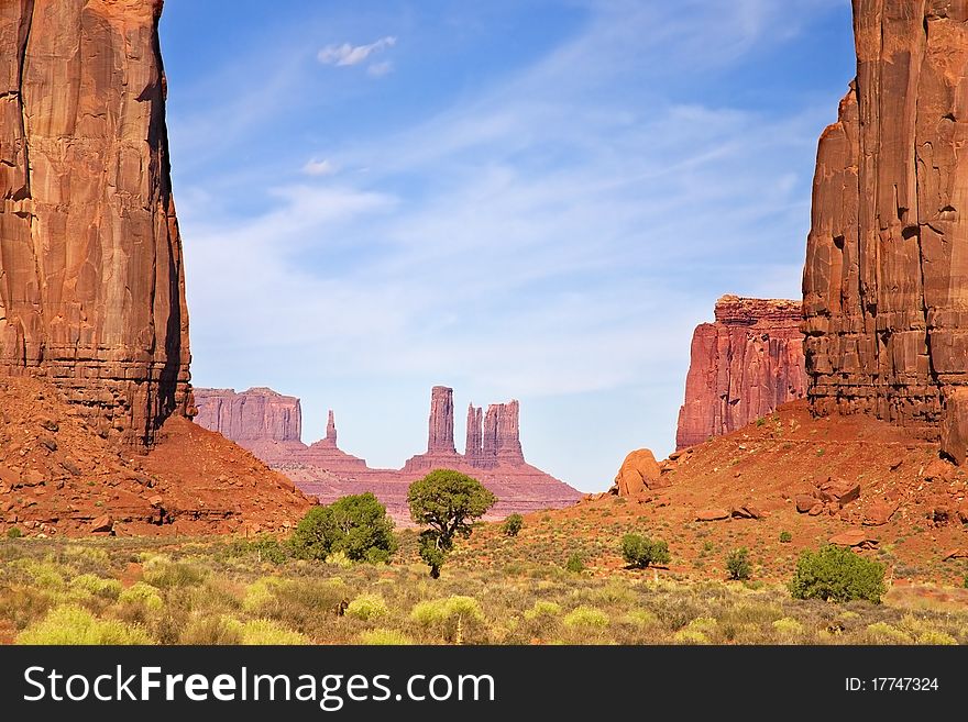 View at Monument Valley