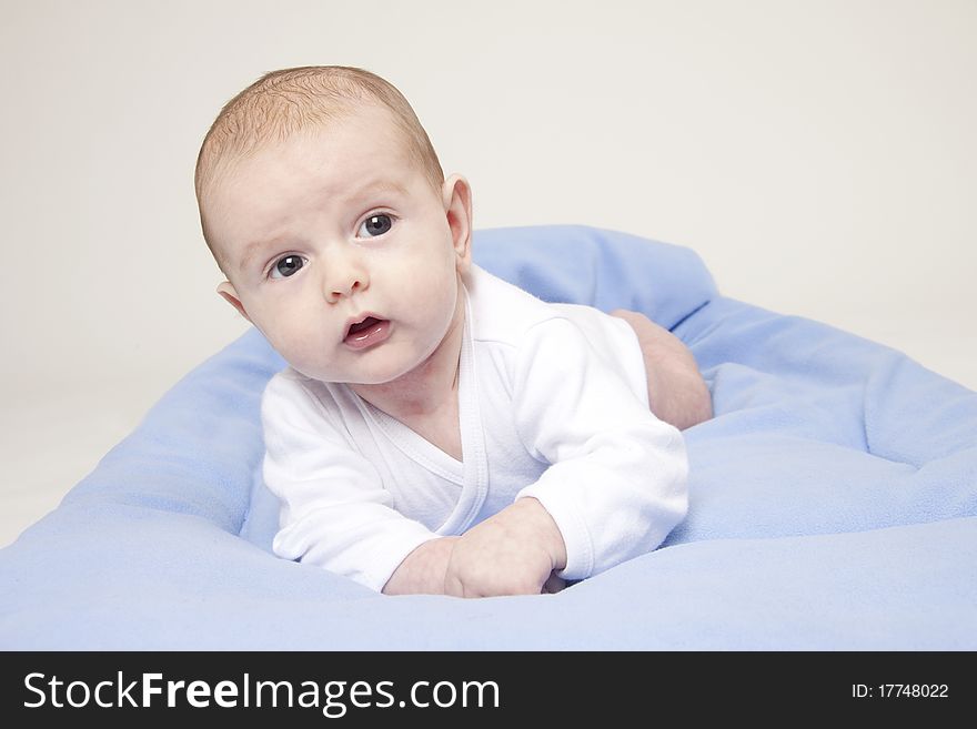 Cute little boy portrait