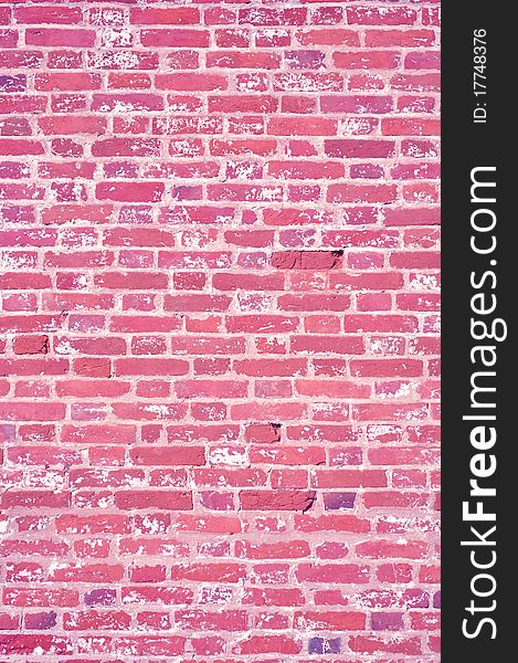Pink Texture, Brick Wall