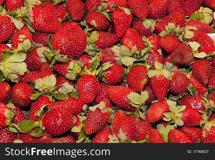 Fresh Strawberry Background Texture Pattern