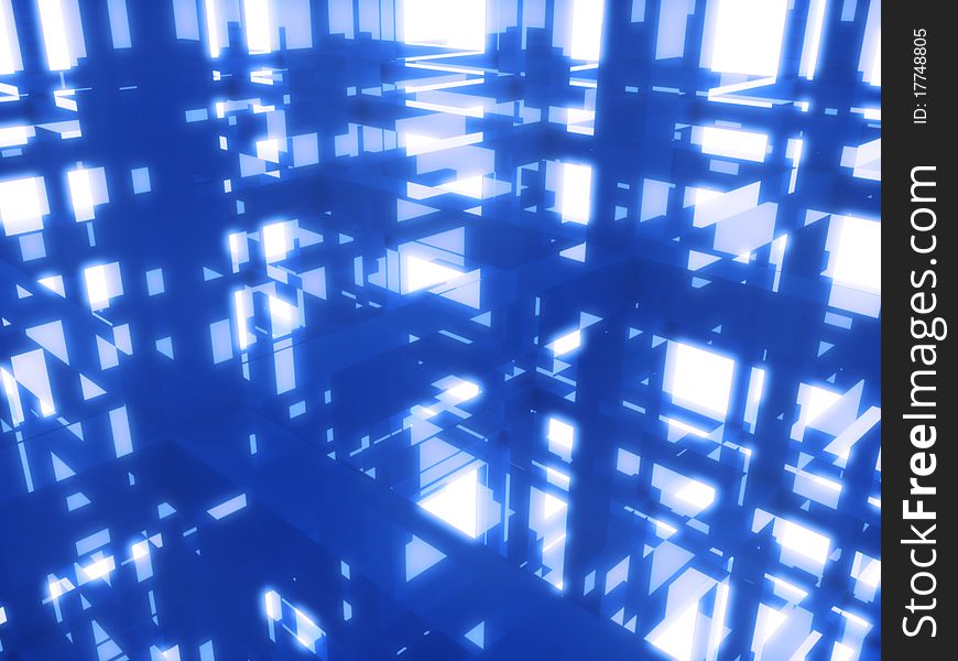 Background with blue frame bars (network concept). Background with blue frame bars (network concept)