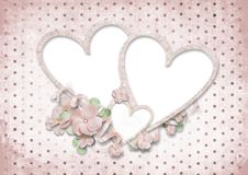 Love Card With Hearts Royalty Free Stock Images Love Card With Hearts Royalty Free Stock Images