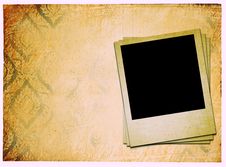 Photoframe On Vintage Paper Royalty Free Stock Photo Photoframe On Vintage Paper Royalty Free Stock Photo