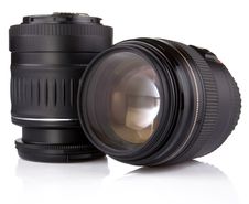 Professional Photo Lens Royalty Free Stock Photos