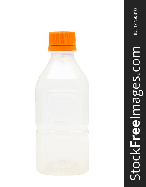 Bottle f water isolated on white background. Bottle f water isolated on white background