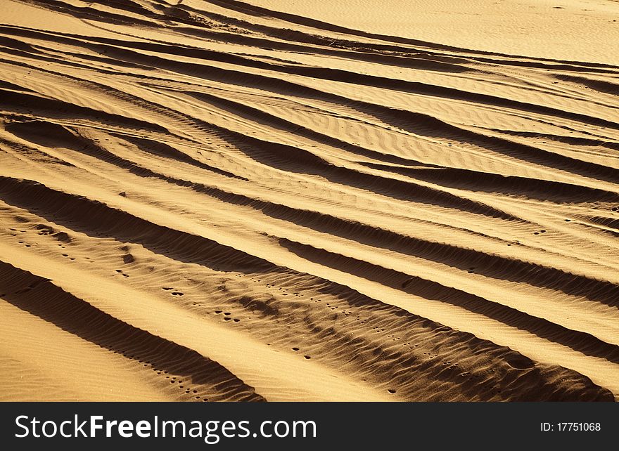 Inner Mongolia, China EJINAQI of Sand desert.