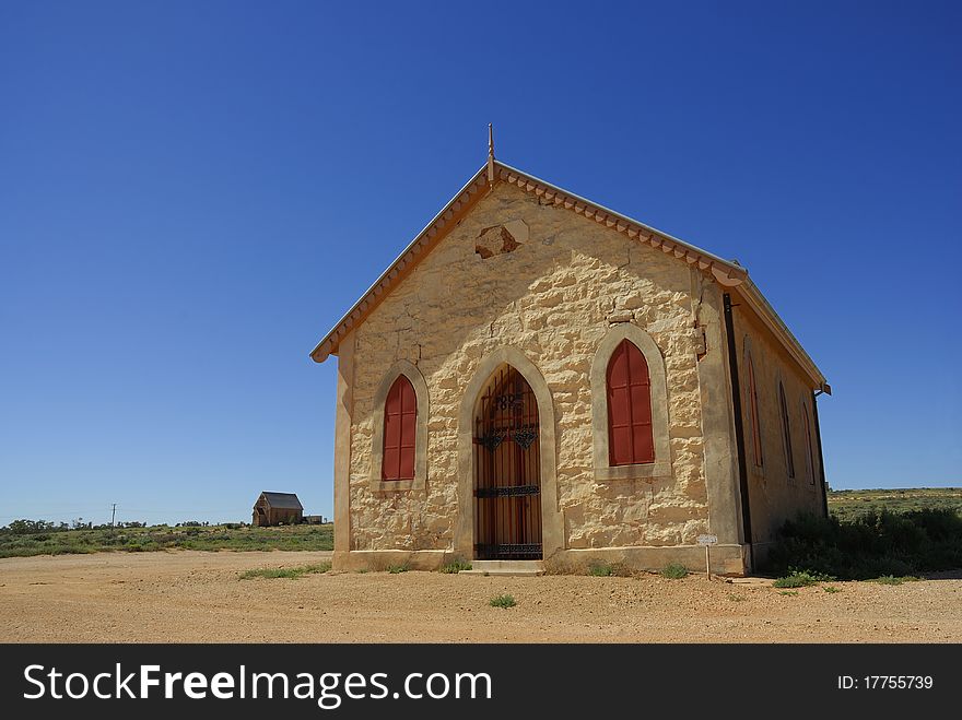 Buildings in Silverton NSW. Town often used for film making, Mad Max umungst others