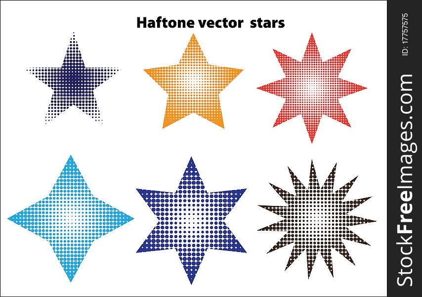 Halftone Stars