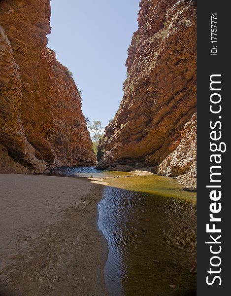 Walpa Gorge in the australian outback, northern territory