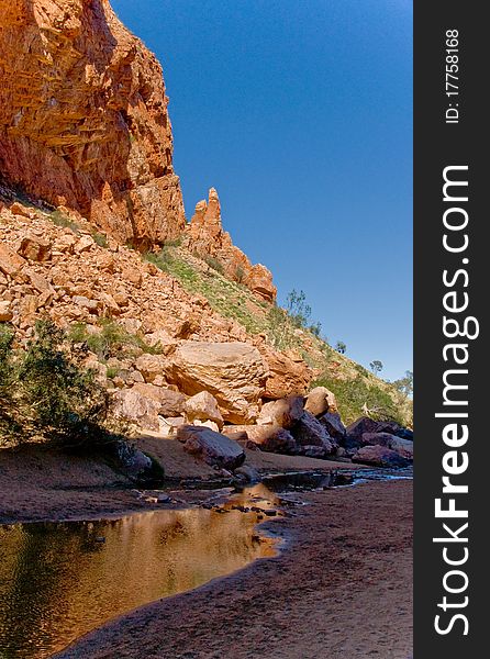 Walpa Gorge in the australian outback, northern territory