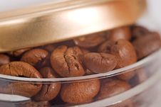 One Can Of Coffee Beans Stock Photography One Can Of Coffee Beans Stock Photography