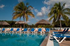By The Pool In A Tropical Resort Royalty Free Stock Photos By The Pool In A Tropical Resort Royalty Free Stock Photos