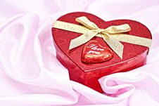 Heart Gift Box. Stock Photo Heart Gift Box. Stock Photo