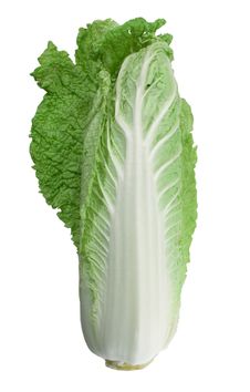 Chinese Cabbage Isolated On The White Background Stock Photos Chinese Cabbage Isolated On The White Background Stock Photos
